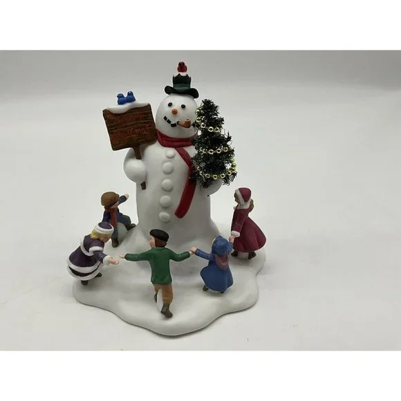 Department 56 Village Square Snowman Village Accessories Vtg Retired Collectible - Picture 11 of 16